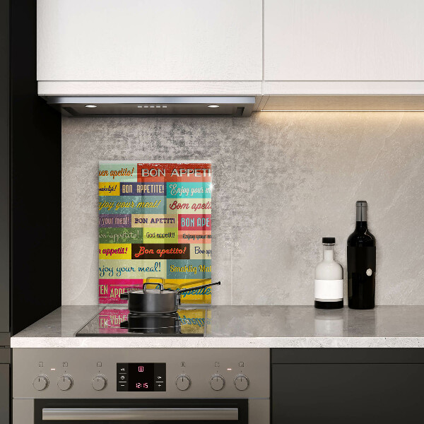 Deska kuchenna Napisy Smacznego języki