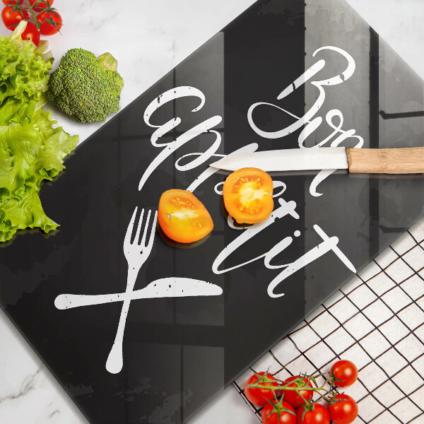 Deska kuchenna Napis Bon appetit