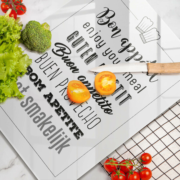 Deska kuchenna Kuchenny napis, sentencja