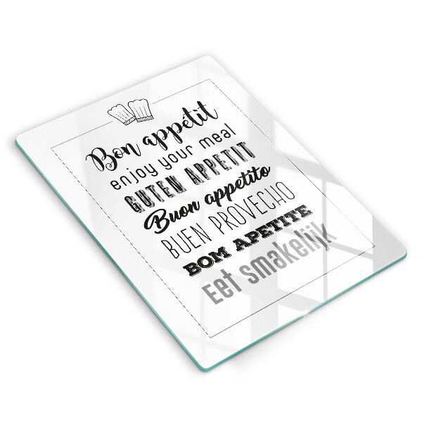 Deska kuchenna Kuchenny napis, sentencja