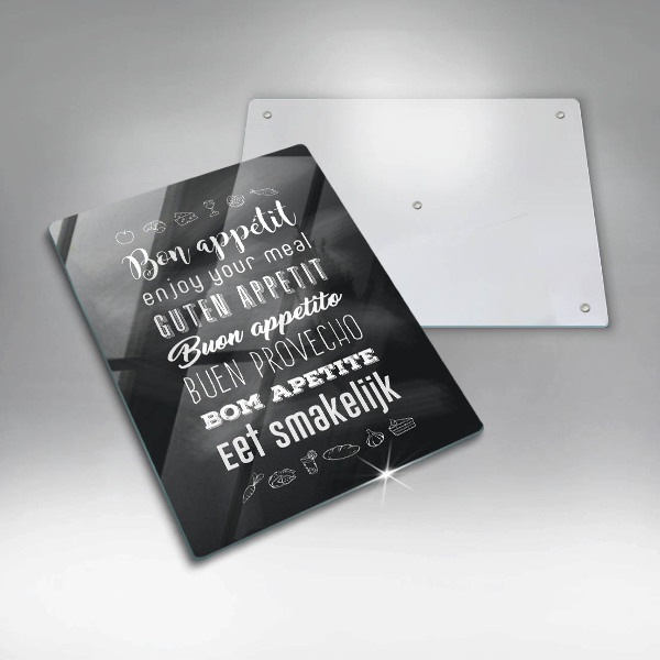 Deska kuchenna Kuchenny napis, sentencja