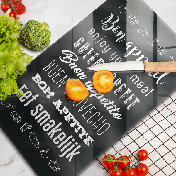 Deska kuchenna Kuchenny napis, sentencja