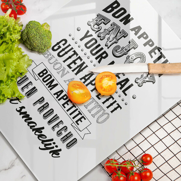 Deska kuchenna Napis do kuchni, sentencja