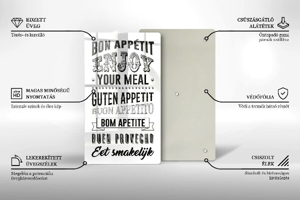 Deska kuchenna Napis do kuchni, sentencja