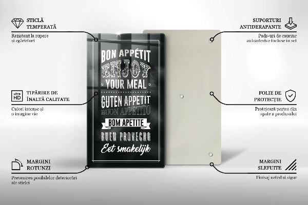 Deska kuchenna Napis do kuchni, sentencja