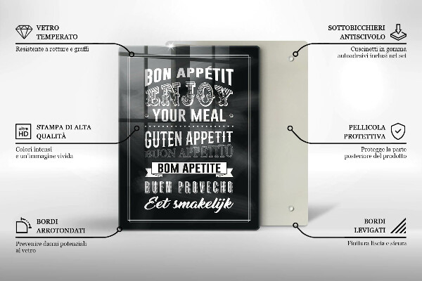 Deska kuchenna Napis do kuchni, sentencja