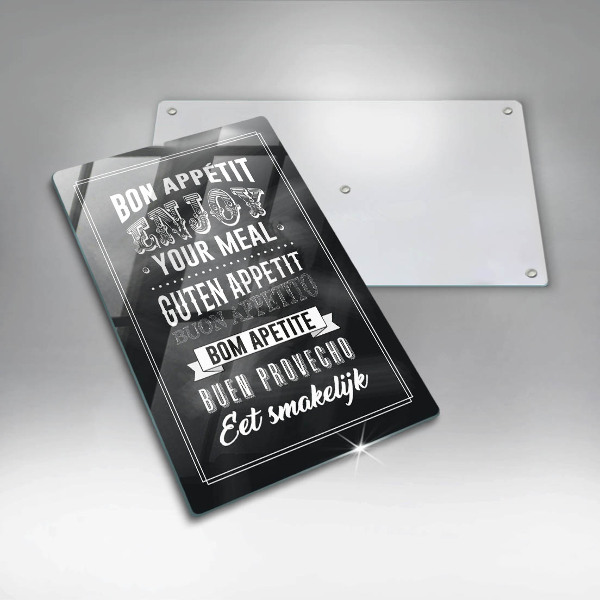 Deska kuchenna Napis do kuchni, sentencja