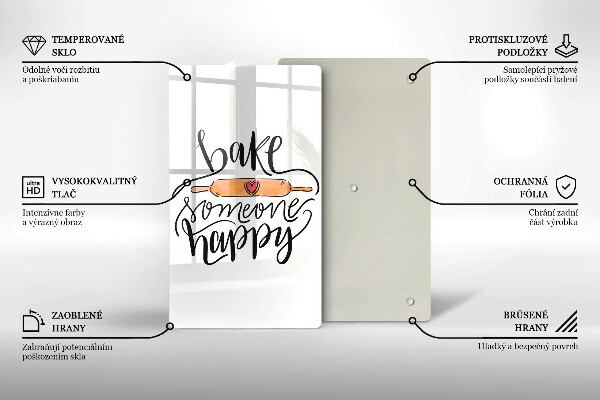 Deska kuchenna Bake someone happy