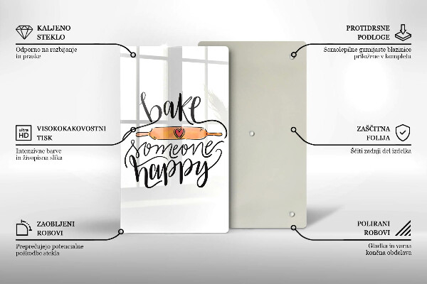 Deska kuchenna Bake someone happy