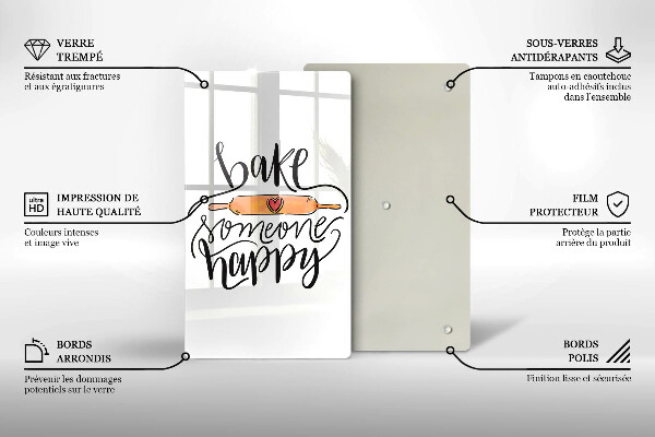 Deska kuchenna Bake someone happy