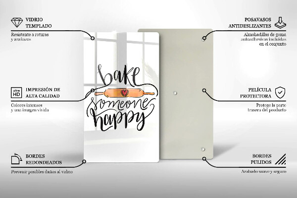 Deska kuchenna Bake someone happy