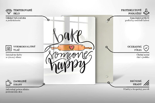 Deska kuchenna Bake someone happy