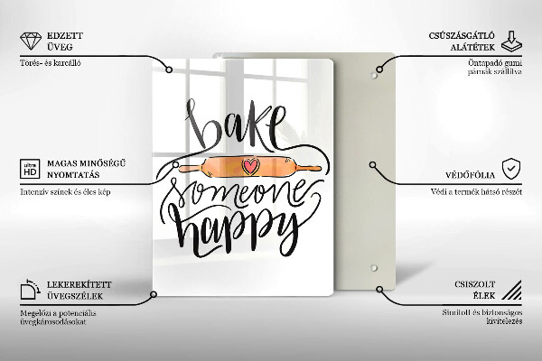 Deska kuchenna Bake someone happy