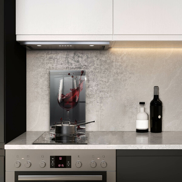 Deska kuchenna Czerwone wino w kieliszku