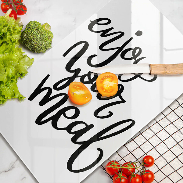 Deska kuchenna Napis Enjoy yout meal