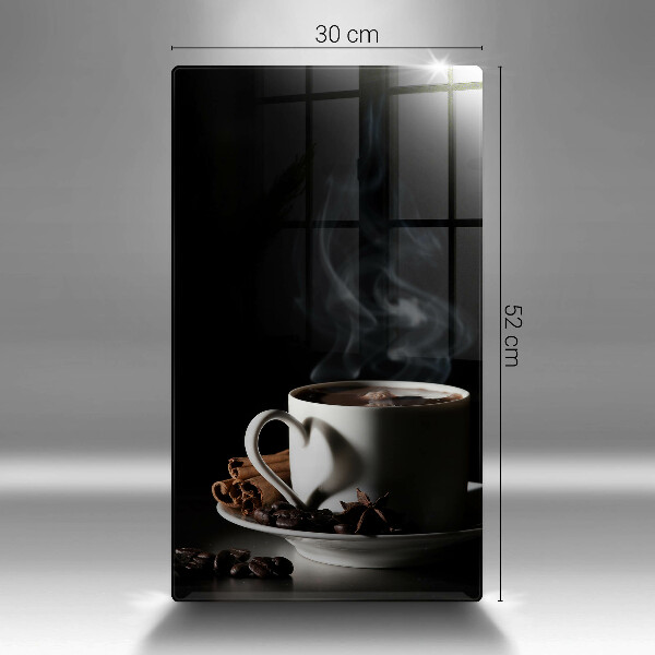 Deska kuchenna Filiżanka gorącej kawy