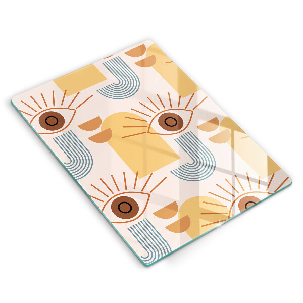 Deska kuchenna Boho wzór oczy