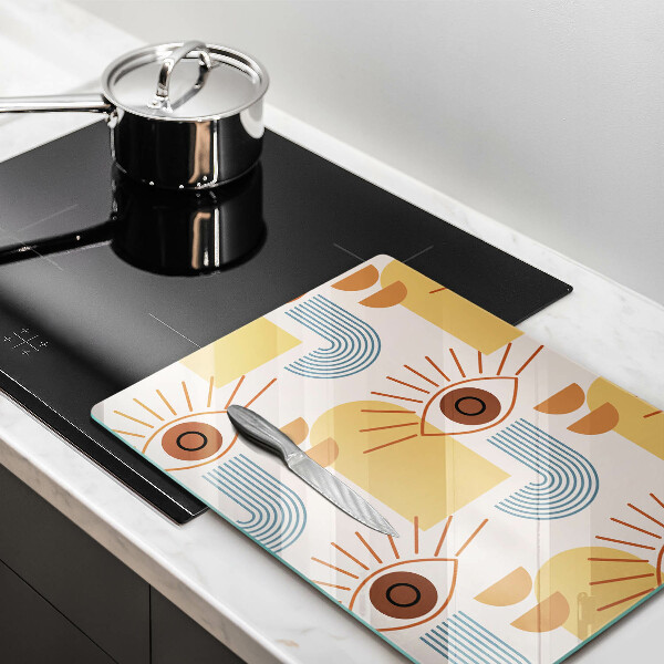 Deska kuchenna Boho wzór oczy