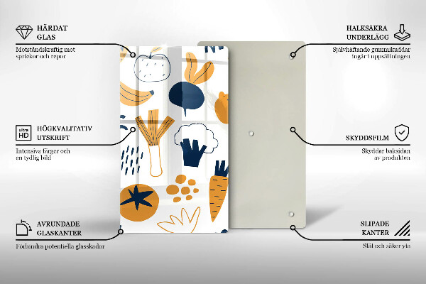 Deska kuchenna Ilustracja jedzenie