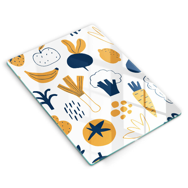 Deska kuchenna Ilustracja jedzenie