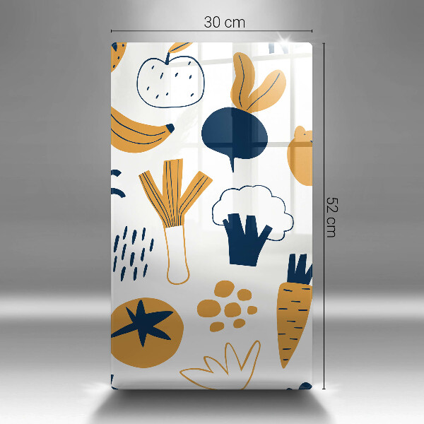 Deska kuchenna Ilustracja jedzenie