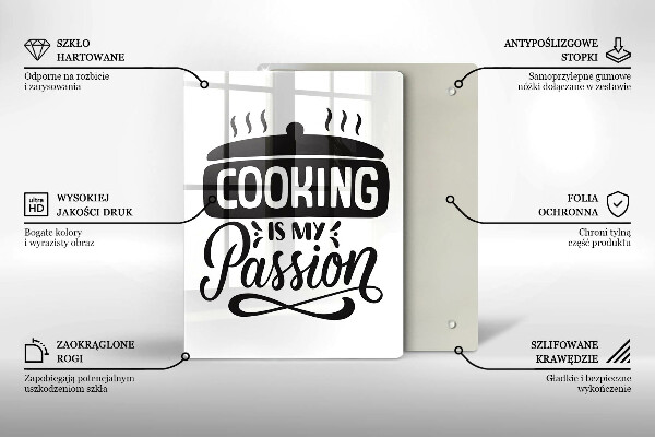 Deska kuchenna Cooking is my passion