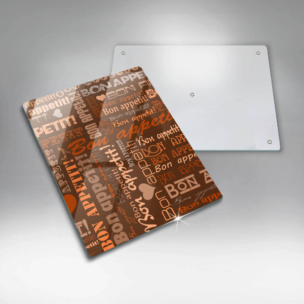 Deska kuchenna Napisy Bon appetit