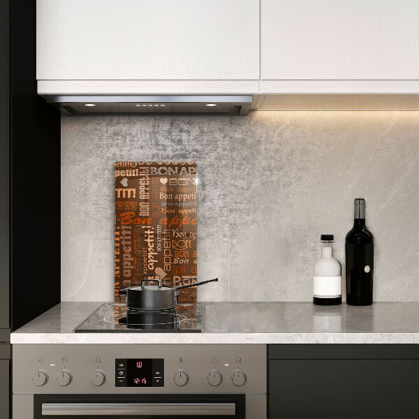 Deska kuchenna Napisy Bon appetit