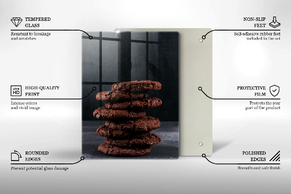 Deska kuchenna Czekoladowe ciastka