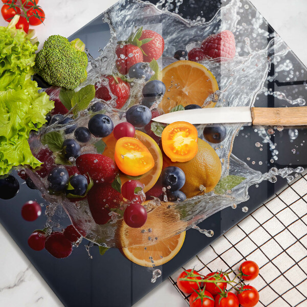 Deska kuchenna Owoce w wodzie