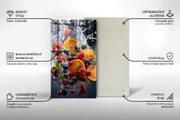 Deska kuchenna Owoce w wodzie