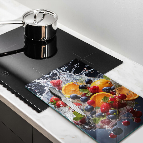 Deska kuchenna Owoce w wodzie
