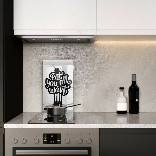 Deska kuchenna Napis Eat you all want