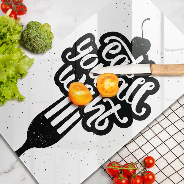 Deska kuchenna Napis Eat you all want