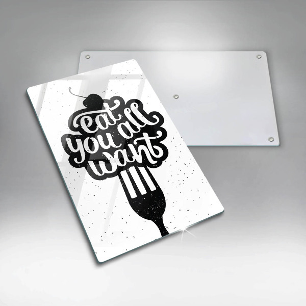 Deska kuchenna Napis Eat you all want