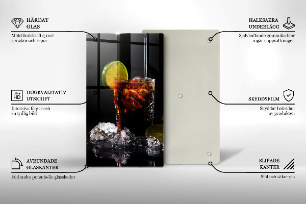 Deska kuchenna Ziemny drink z lodem