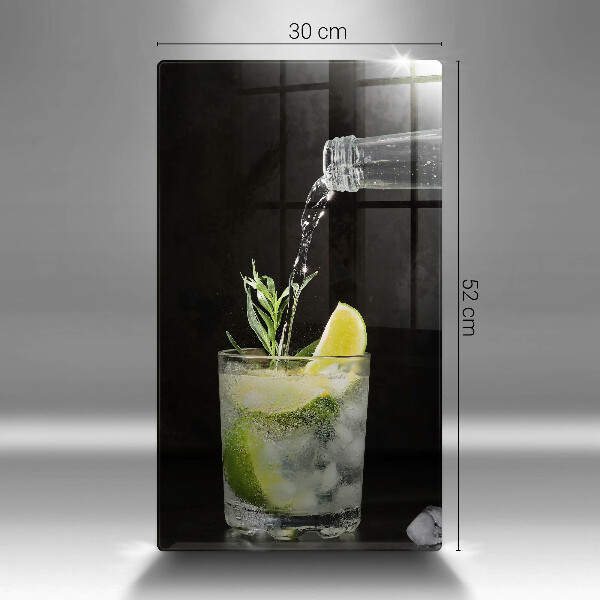 Deska kuchenna Szklanka z wodą