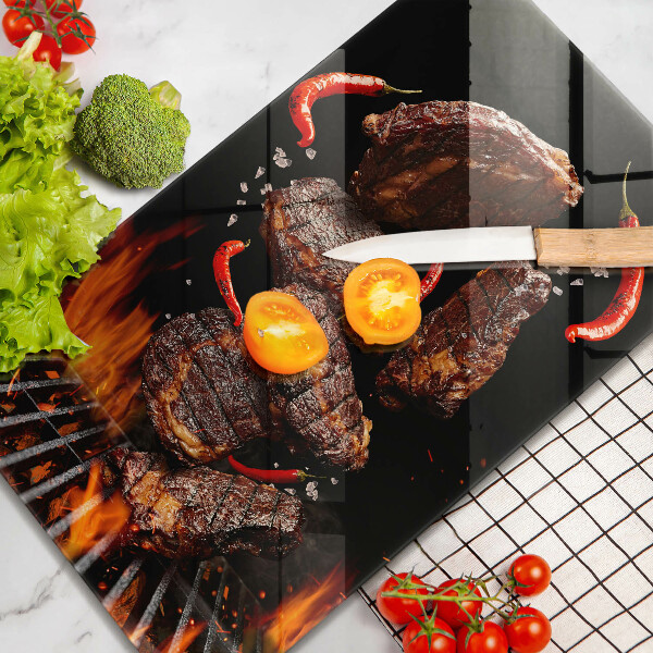 Deska kuchenna Mięso na grillu