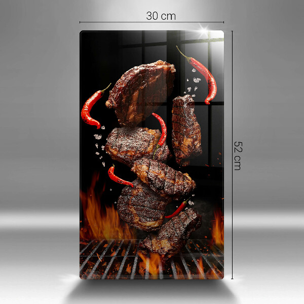 Deska kuchenna Mięso na grillu