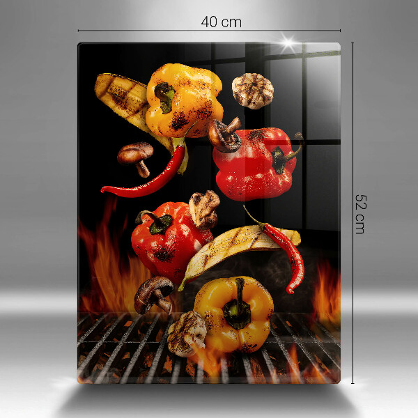 Deska kuchenna Warzywa na grillu