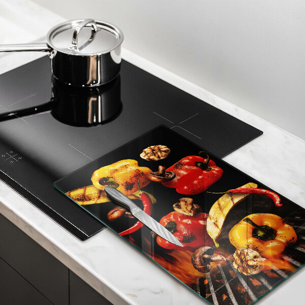 Deska kuchenna Warzywa na grillu