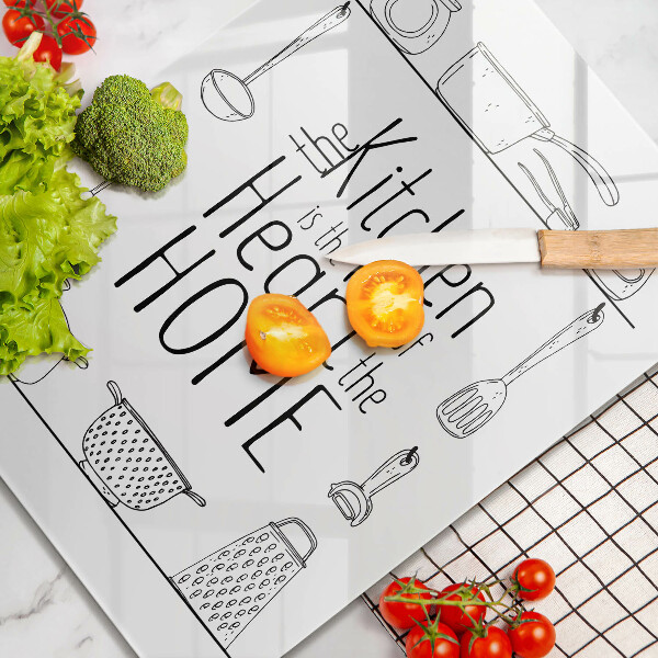 Deska kuchenna Napis, sentencja