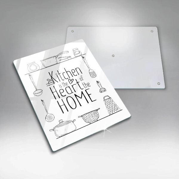 Deska kuchenna Napis, sentencja