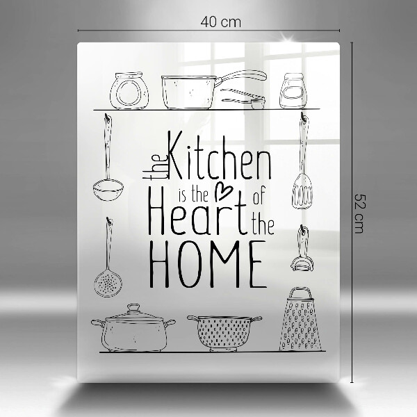 Deska kuchenna Napis, sentencja