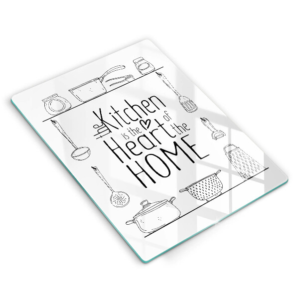 Deska kuchenna Napis, sentencja