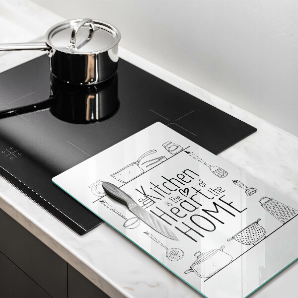 Deska kuchenna Napis, sentencja