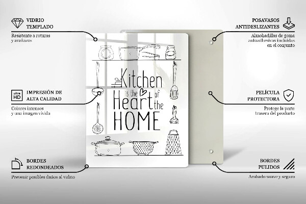 Deska kuchenna Napis, sentencja