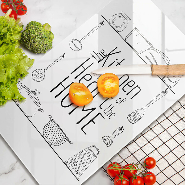 Deska kuchenna Napis, sentencja