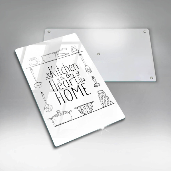 Deska kuchenna Napis, sentencja