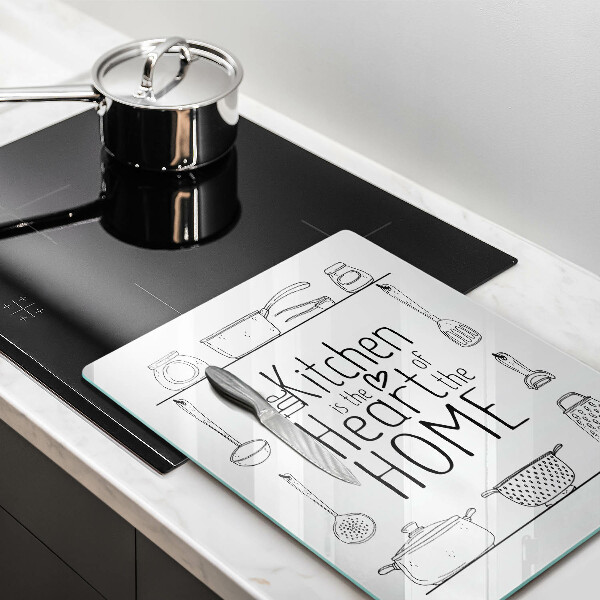 Deska kuchenna Napis, sentencja